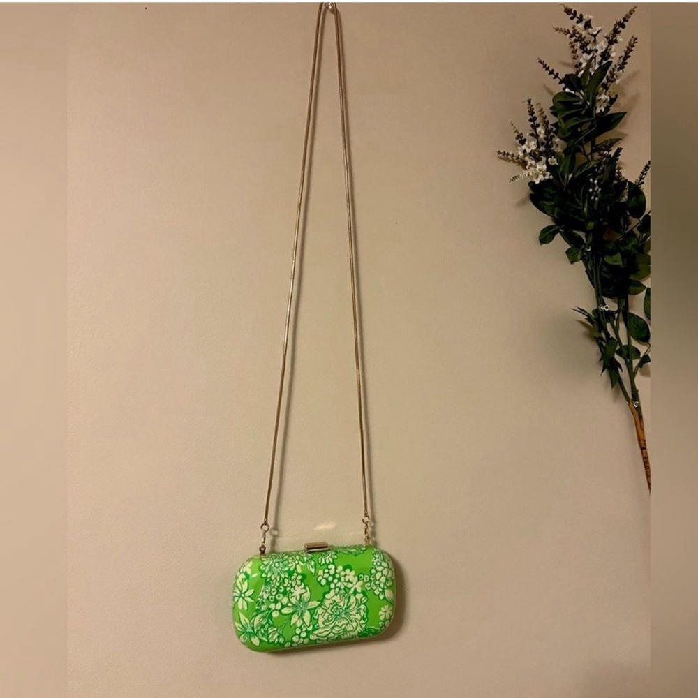 NWT LILLY PULITZER LIMEADE CLUTCH CROSSBODY
